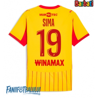 RC Lens Abdallah Sima #19 Tricou Fotbal Replică 2025-26 Barbati Acasa